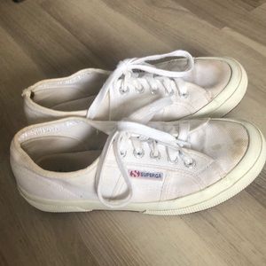 Gently worn Superga low tops
